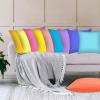 image10 Pcs 18 x 18 in Decorative Throw Pillow Covers Multicolor Soft Square Couch Pillowcase Set Cushion Pillow Cases for Couch Bedroom Bedding Living Room Bed Decor Covers Only