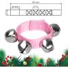 image100 Pcs Christmas Wrist Band Jingle Bells Percussion Wrist Shaking Bells Musical Rhythm Instrument Ankle Bells for Christmas Party Decoration Favors Red Greencolorful