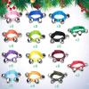 image100 Pcs Christmas Wrist Band Jingle Bells Percussion Wrist Shaking Bells Musical Rhythm Instrument Ankle Bells for Christmas Party Decoration Favors Red Greencolorful
