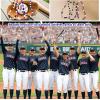 image12 Pcs Baseball Beaded Necklace 18 in Bling Collection Clay Beaded Necklace Glitter Rhinestone Gifts for Men Women Baseball Team Lovers