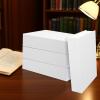 image12 Pcs Faux Book Box Decorative Books 86 x 61 x 18 Inch DIY Linen Fake Books Decor Modern Crafts Storage Decoration for Home Bookshelf Coffee Table Cafe Hotel Display White