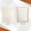 image12 Pcs Wood Panels 8 x 10 inch Unfinished Wooden Canvas Board for Painting Arts Pouring Oils Acrylics