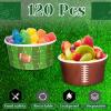 image120 Pcs 12 Oz Football Party Decorations Football Paper Snack Bowls Disposable Football Paper Bowls Candy Dessert Containers for Football Themed Party Birthday Party Supplies
