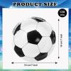 image120 Pcs Soccer Ball Plates 7 In Disposable Dinner Plates Soccer Party Paper Tableware Food Desserts Plates for Sport Themed Birthday Parties Soccer Party Supplies