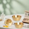 image15 Pcs 323 In DIY Face Mask Mixing Bowl Cosmetic Beauty Supplies Facial Stainless Steel Small Mask Bowl for Lady Women Home Skincare Esthetician Salon Gold