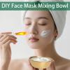 image15 Pcs 323 In DIY Face Mask Mixing Bowl Cosmetic Beauty Supplies Facial Stainless Steel Small Mask Bowl for Lady Women Home Skincare Esthetician Salon Gold