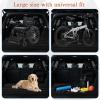 image2 Pcs Large Bumper Guard 41 x 25 Inches Black Foldable Rear Bumper Protector Universal SUV Trunk Mat for Cars Preventing Scratches While Unloading Loading