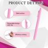 image200 Pcs Ballpoint Pens 10 mm Medium Point Pink Comfortable Retractable Writing Pens Cute Stylish Ballpoint for School Office Supplies