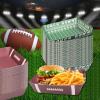 image200 Pcs Football Party Favors 5 lb Football Paper Trays Large Football Plates Food Boats Disposable Football Bowls Serving Tray for Birthday Party Decorations Football Theme Party Supplies