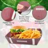 image200 Pcs Football Party Favors 5 lb Football Paper Trays Large Football Plates Food Boats Disposable Football Bowls Serving Tray for Birthday Party Decorations Football Theme Party Supplies