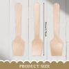 image2200 Pcs Disposable Mini Wooden Spoons 374 Inch Wood Small Utensils Spoons for Dessert Food Ice Cream Cutlery
