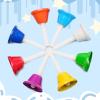 image24 Pcs 8 Note Metal Hand Bells for Kids Christmas Kids Hand Bells Musical Handbells Baby Music Toy Percussion Instrument for Toddlers Childrens Day Family Activity School and Classroom