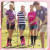 image25 Pairs Breast Cancer Awareness Socks Pink Ribbon Calf Knee High Socks 25 Pcs Wristbands Softball Soccer Football for Women Men