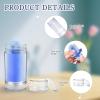 image36 Pcs Empty Deodorant Containers Clear Plastic Twist up Filling Stick Round Bottomfill Lip Balm Tubes Refillable Deodorant Bottles for DIY Homemade Crayon Lipstick 30 ml