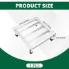 image4 Pcs Dunnage Rack 138X 138 x 39in Stainless Steel Dunnage Rack 2000 LBS Storage Shelves for Restaurant Kitchens Shop Commercial Food Service