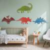 image8 Pcs Dinosaur Wall Decors 1417 x 846 Inches Wooden Boys Dinosaur Nursery Wall Art Decoration for Kids Baby Shower Farmhouse Bathroom Playroom