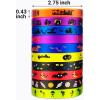 image80 Pcs Halloween Silicone Bracelets  Trick or Treat Party Wristband  Gifts Prize for Party Decoration Accessories Goodie Bag Fillers Kids Supplies