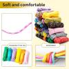 image85 Pcs Paracord 550 Combo Kit 10 Feet Tent Rope Multifunction Parachute Paracord Bracelet Making Kit Outdoor Survival Rope with Drawstring Bag for Making Lanyard Dog Collar Great Gift