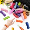 image85 Pcs Paracord 550 Combo Kit 10 Feet Tent Rope Multifunction Parachute Paracord Bracelet Making Kit Outdoor Survival Rope with Drawstring Bag for Making Lanyard Dog Collar Great Gift