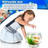 image9 Pcs Fish Bowl 709 x 63 Inch Clear Plastic Fish Tank 100 oz Round Desktop Aquarium Multipurpose Goldfish Bowl for Home Office Party Favors Turtle Goldfish