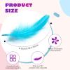 imageCONEHOY 3300 Pcs Craft Feathers Bulk 35 in Colorful Crafts Feathers Rainbow Feather Decoration for Table Centerpiece Wedding Mask Mardi Gras Suppl Carnival Party