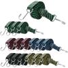 image15 Pcs 80 Inch Adjustable Bungee Cords with Hooks Adjustable Flat Bungee Cords Multicolor Bungee Straps with Metal Buckle Hooks for Hand Carts Outdoor Camping Luggage Rack