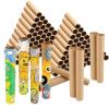 image80 Pcs Cardboard Tubes 2 Size Cowhide Paper Towel Rolls Cardboard DIY Empty Toilet Paper Tubes Bulk for Craft Classroom Projects  14 x 10 Inch 16 x 10 Inch