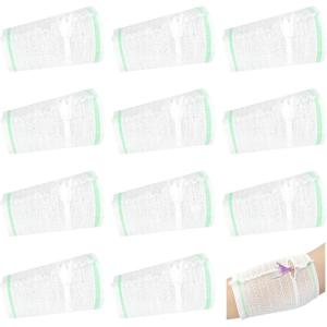 image12 Pcs PICC Line Cover Sleeve Comfortable Elastic Mesh PICC Line Sleeve Cover Breathable Upper Arm Protector for Adult Teenager Nursing