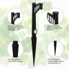 image32 Pcs 128 Inch Irrigation Drip Support Stakes 14 Inch Adjustable Riser Drip Lines Tubing Hose Holde for Gardens Ground Micro Sprinkler Stakes Irrigation Supplies