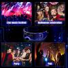 image4 Pairs LED Visor Glasses Light up Glasses Futuristic Punk Accessories 7 Colors for Cosplay Bar Rave Party Costume