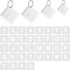 image172 Pcs Letter and Number Stencils 4 Sizes Reusable Plastic Number Alphabet Templates for DIY Art Craft Projects Wood Painting Walls Fabric Signs Doors1234 Inch