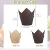 image1000 Pcs Tulip Cupcake Liners Solid Tulip Cups Holders Wrappers Greaseproof Baking Cups Muffin Baking Cupcake Liners for Wedding Baby Showers Birthday PartyClassic Style