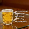 image24 Pcs 8 oz Plastic Beer Mugs with Handles Dimpled Steins Clear Small Beer Glasses Reusable Mini Mugs for Picnic BBQ Party Festival Event Oktoberfest Decorations