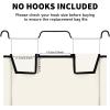 imageCONEHOY 6 Pcs Laundry Sorter Replacement Bags 1476 x 866 x 2165 Inch Removable Hamper Organizer Laundry Replacement Storage Liner Bag Without Hooks for Cart Beige