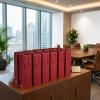 imageCONEHOY 82 Pcs Wine Bags Bulk with Handles 37 x 35 x 14 Inch Sturdy Red Paper Luxury Wine Bag for Retail Alcohol Champagne Gifts Party Favor Business Gift Wrap