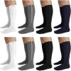 image8 Pairs Men Zipper Compression Socks with Zipper 2030mmhg Colorful Men Women Compression Stockings for Edema Swelling