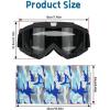image12 Pcs Motorcycle Dirt Bike Neck Atv Goggle Breathable AntiUV Adjustable Riding Goggle with Face Mask for Women Men Dirt Biking Summer