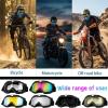 image12 Pcs Motorcycle Dirt Bike Neck Atv Goggle Breathable AntiUV Adjustable Riding Goggle with Face Mask for Women Men Dirt Biking Summer