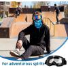 image12 Pcs Motorcycle Dirt Bike Neck Atv Goggle Breathable AntiUV Adjustable Riding Goggle with Face Mask for Women Men Dirt Biking Summer