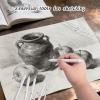 image288 Pcs Blending Stump and Tortillion Set Pencil Sketch Paint Tools Drawing Supplies Paper Blend Stumps Art Blenders with 2 Sponge Pen and Sandpaper Board for Student Shading Drawing Assorted