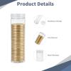 image42 Pcs Coin Storage Tube with Screw On Caps Long Term Coin Storage Tube Plastic Cent Holders for Collection Supplies Bank Rolls