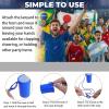 image54 Pcs Mini Air Horn with Lanyard 3 Inch Blue Horn Noise Whistle Loud Noise Maker Blow for Sporting Events Fun Stadium Celebrations Birthday Party Goodie Bag