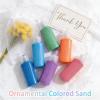 imageCONEHOY 72 Pcs 125 oz Sand Art Bottle Kits with 72 Colors Sand and Bottle DIY Crafty Glass Vase for Rangoli Art Painting Wedding Decoration
