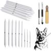 image288 Pcs Blending Stump and Tortillion Set Pencil Sketch Paint Tools Drawing Supplies Paper Blend Stumps Art Blenders with 2 Sponge Pen and Sandpaper Board for Student Shading Drawing Assorted