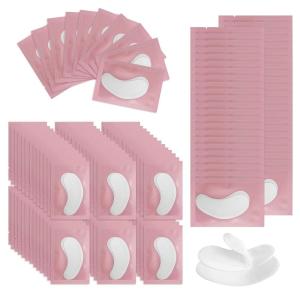 image1100 Pairs Under Eye Gel Pads Bulk Beauty Tools Natural Eyelash Extension Gel Pads Patches Kit Eyelash Extension Supplies for Fit Most Eye Shape