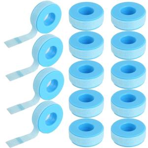 image14 Rolls Blue Lash Tape Bulk Easy to Remove Reusable Adhesive Silicone Eyelash Extension Tapes for Sensitive Skin05 Inch x 39 Yards