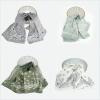 image10 Pcs 276 x 276 Inch Square Satin Head Scarves Neck Scarf Women Silk Bandana Hair Scarves Hair Wrap for Home Living Sleeping Party
