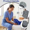 image15 Pairs Non Slip Hospital Socks Extra Wide Single Tread Slipper Socks with Grips for Seniors Patient Women Men