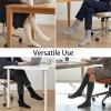 image7 Pairs Winter Knee High Boot Socks Bulk Women Warm Ribbed Long Knit Slouchy Tall Boot Socks for Women Girls