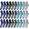 image15 Pairs Non Slip Hospital Socks Extra Wide Single Tread Slipper Socks with Grips for Seniors Patient Women Men